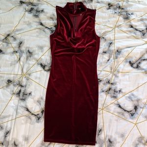 Red Velvet Dress